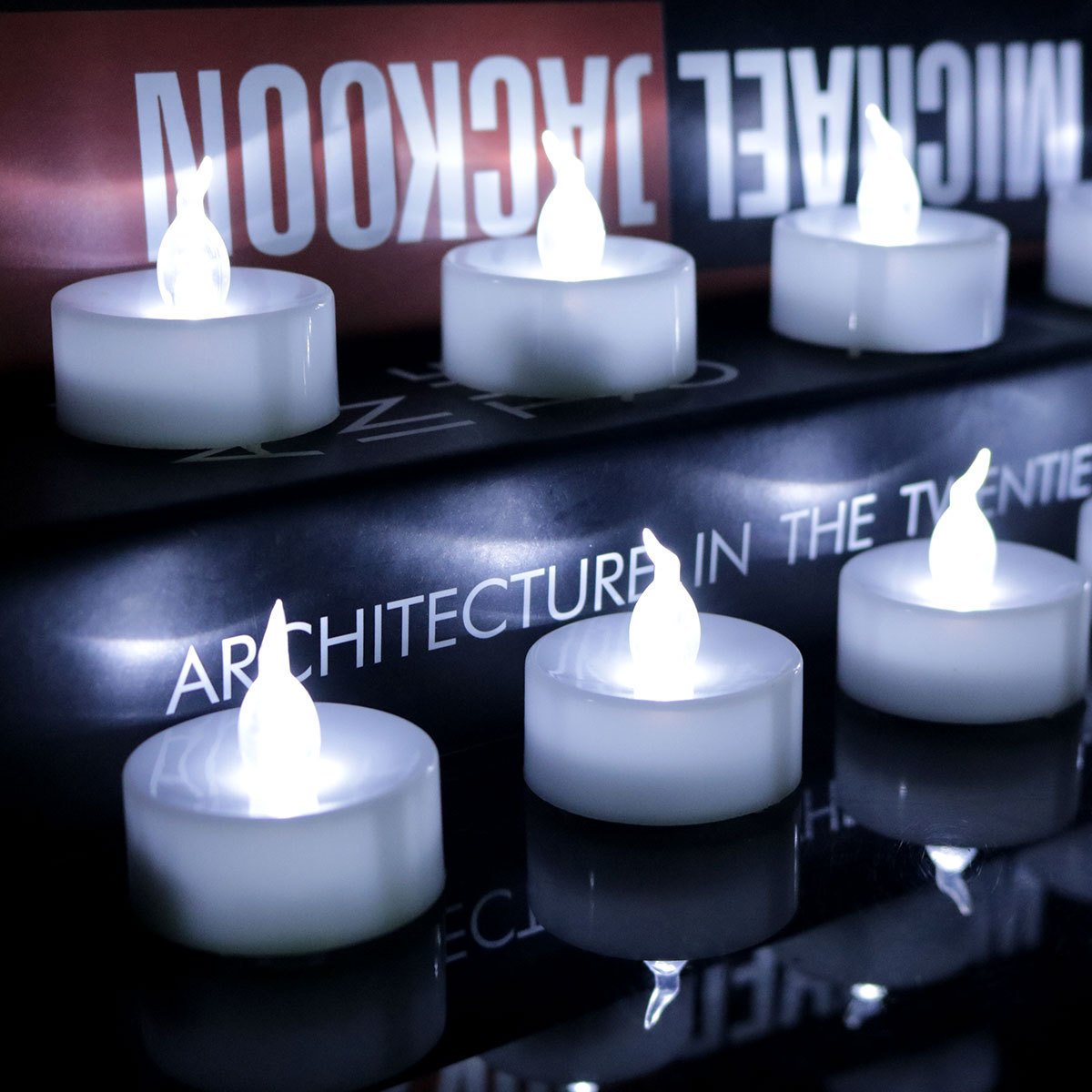 Electronic Candles Flickering LED Tea Light Battery Operate Bedside Night Lamp Flameless Party Lighting Decor - Image 5