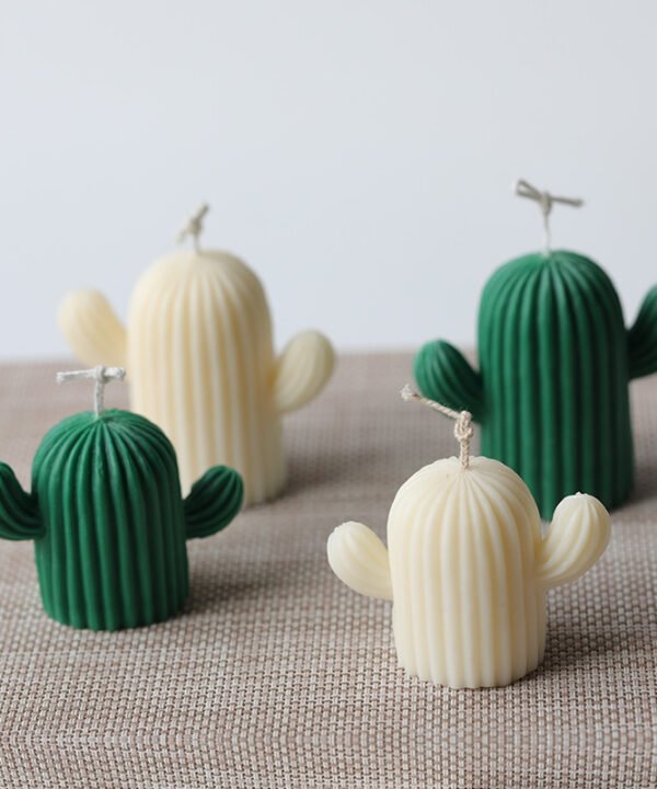 Cactus Shape Candles Mould Silicone Candle Mold Aromatherapy Plaster Handmade Making Kit Soap Crafts Mold DIY Gifts Home Decor