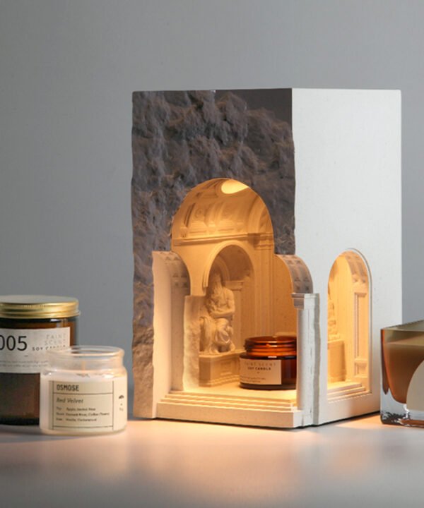 Flameless Scented Candle Melting Wax Lamp