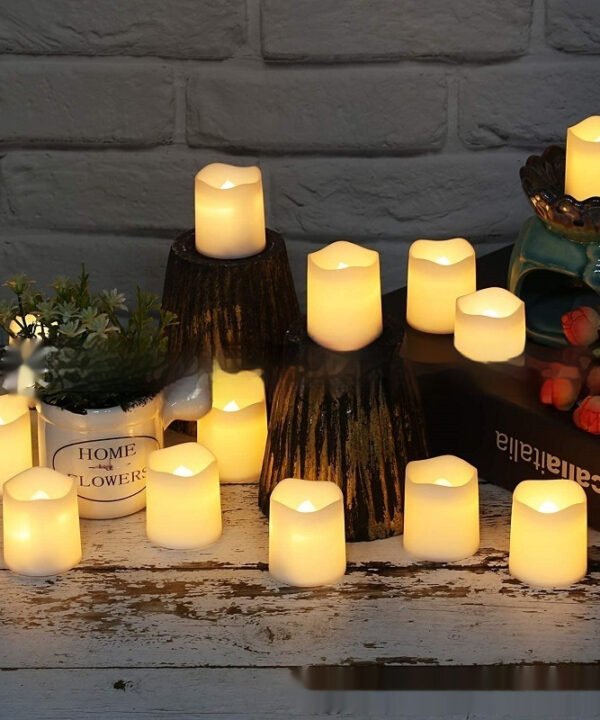 Cross-border Flameless Wish Creative Wedding Confession Halloween Christmas Decoration Candle Light