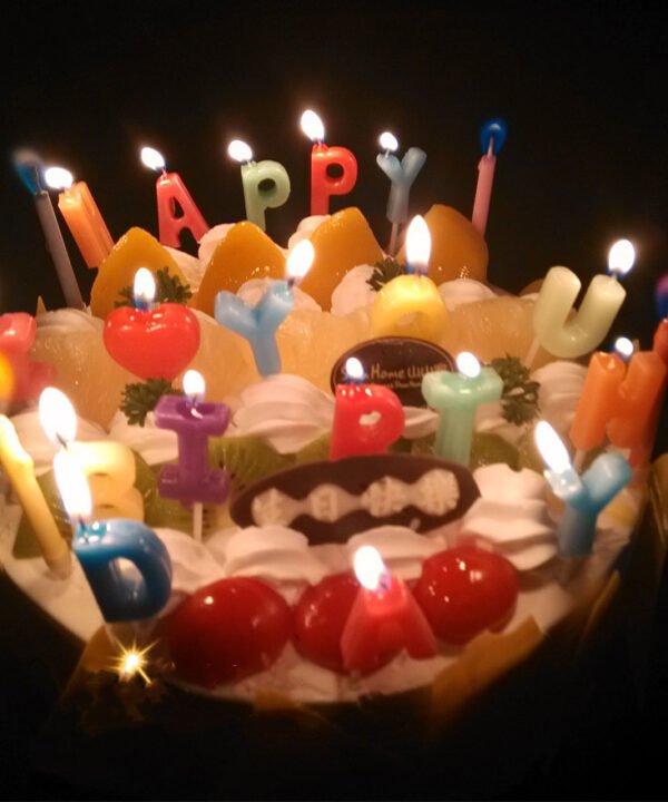 Flame Birthday Party Cake Creative Candles